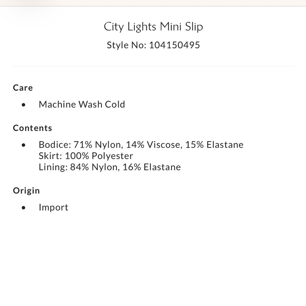 Free People City Lights Mini Slip - Size L - Picture 5 of 6